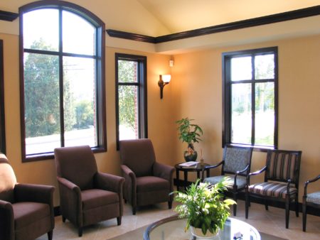 The reception area at Radiant Smiles of Rocky Hill