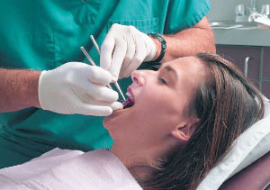 a gentle dentist patient who received sedation
